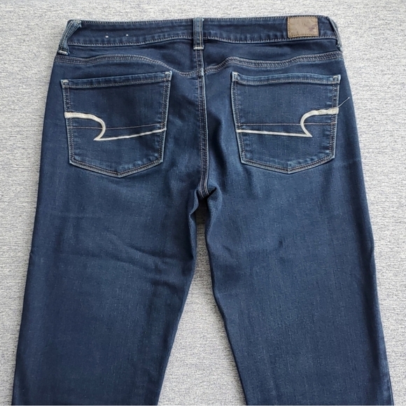 American Eagle  Outfitters Skinny Blue Jeans Medium Wash Size 6 Regular - Picture 2 of 12